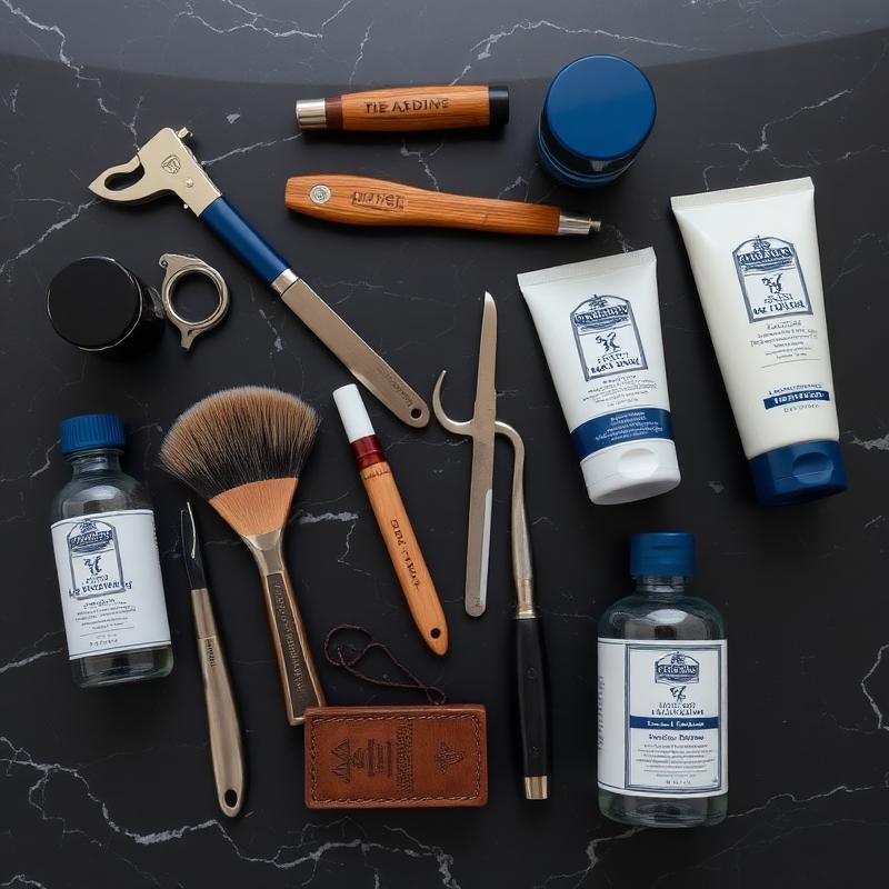 Produtos premium de barbearia